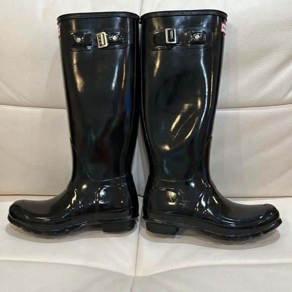 Hunter Original Tall Rain Boots Womens US Size 7M/8F - Picture 3 of 17
